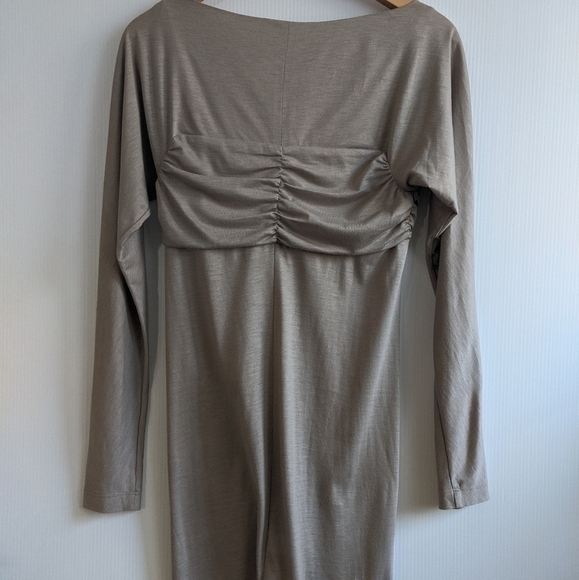 Robert Rodriguez Women’s Tan Long Sleeve Dress Size 4 EUC - Picture 2 of 8